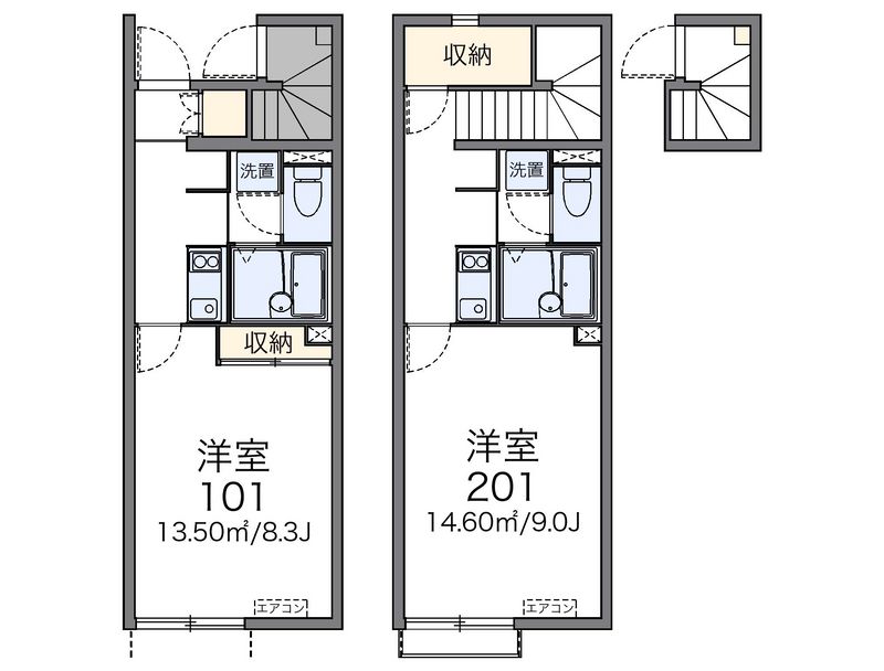 レオネクストＫｏｇａ 間取図