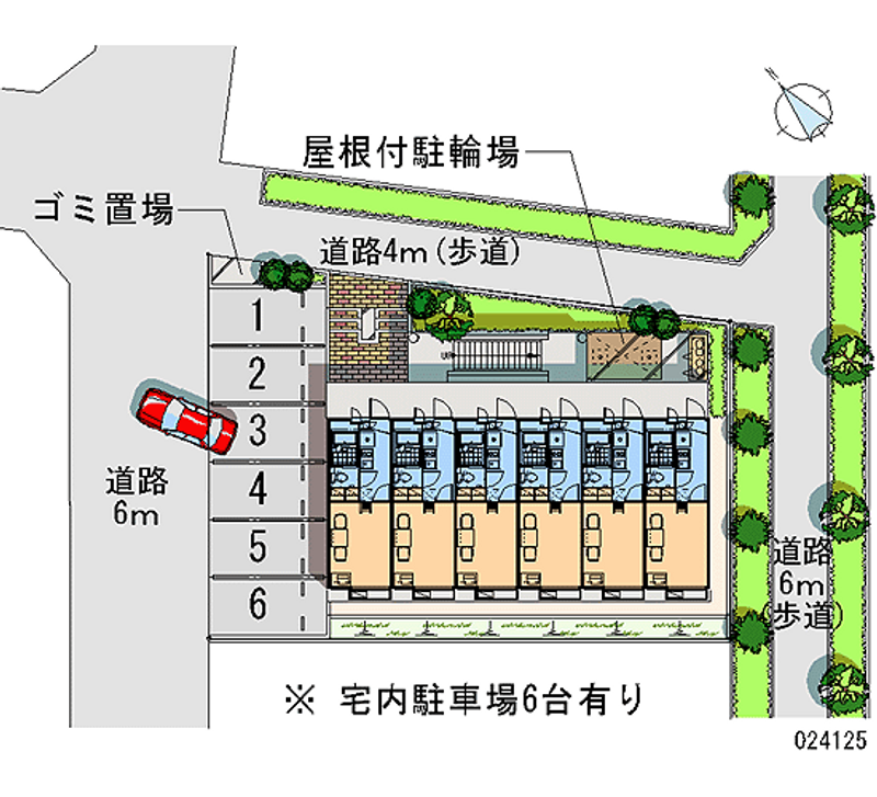 レオパレスＵフォンターナ 月極駐車場