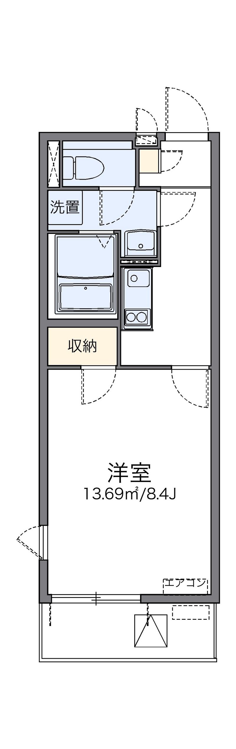 LEONEXT Tachibana Floor plan
