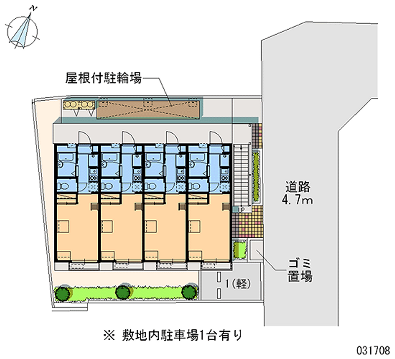 レオパレスＨ＆Ｍ 区画図