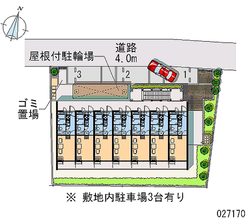 レオパレス榮 区画図