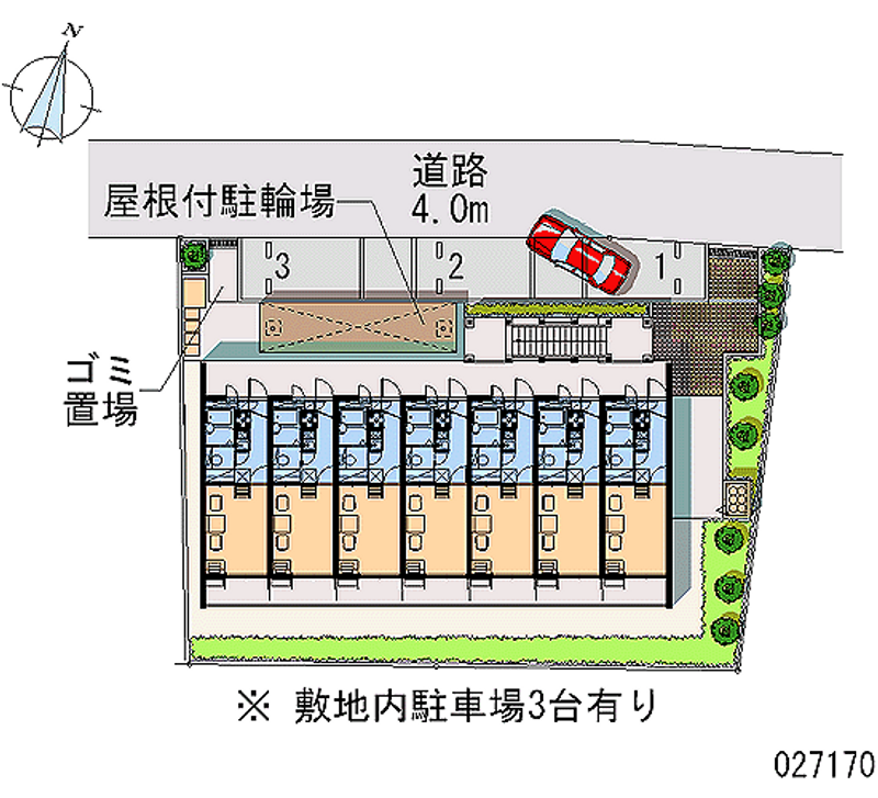 レオパレス榮 月極駐車場