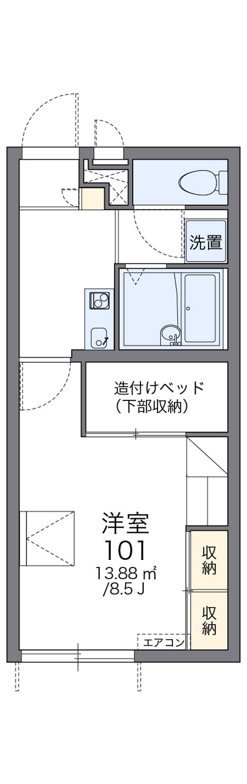 レオパレスＭ＆Ｋ 間取図