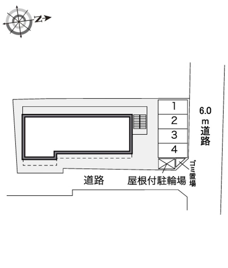レオパレス洛南 配置図