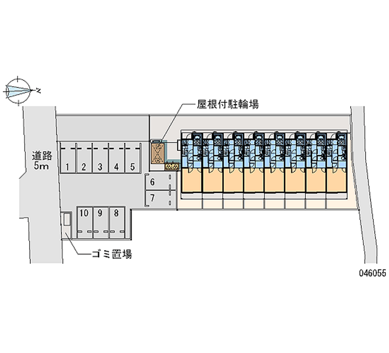 46055 bãi đậu xe hàng tháng