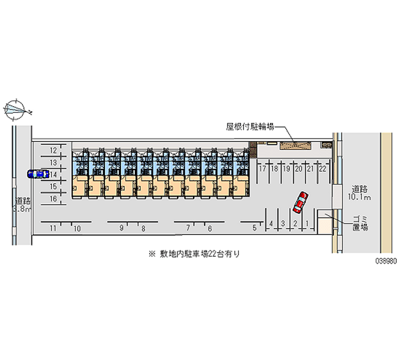 38980 bãi đậu xe hàng tháng