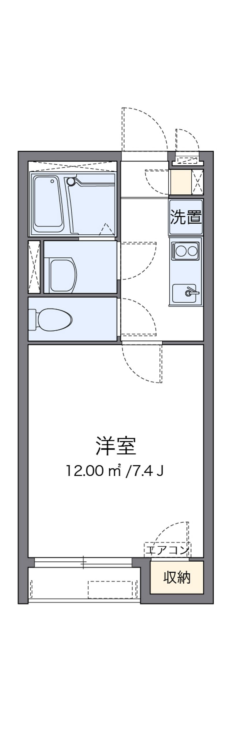 クレイノ中野新橋 間取り
