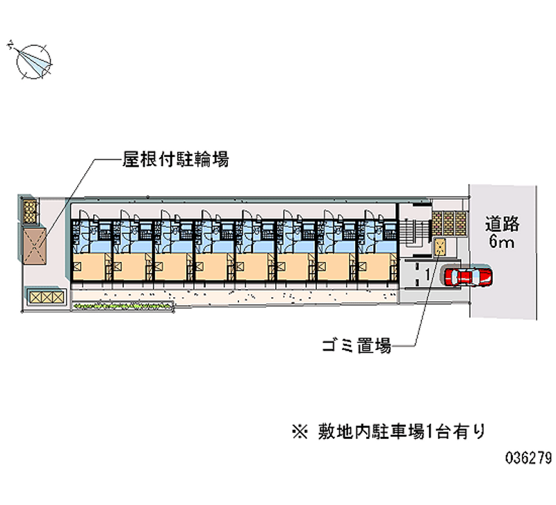 レオパレスアルカンシェル 月極駐車場