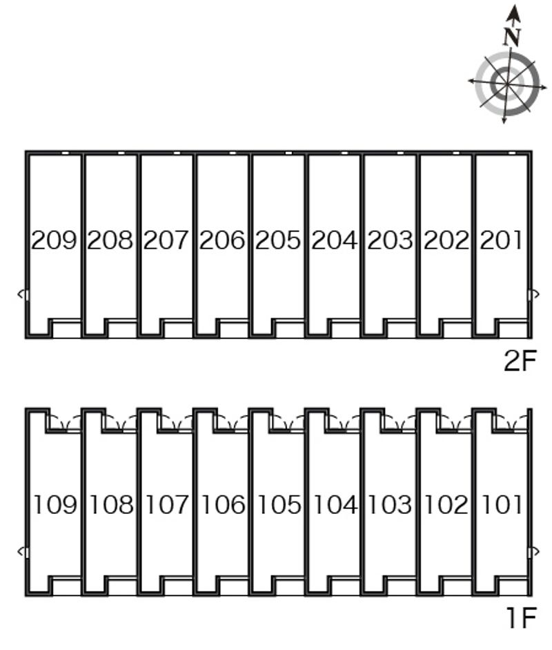 レオネクストリッチヒル 間取配置図