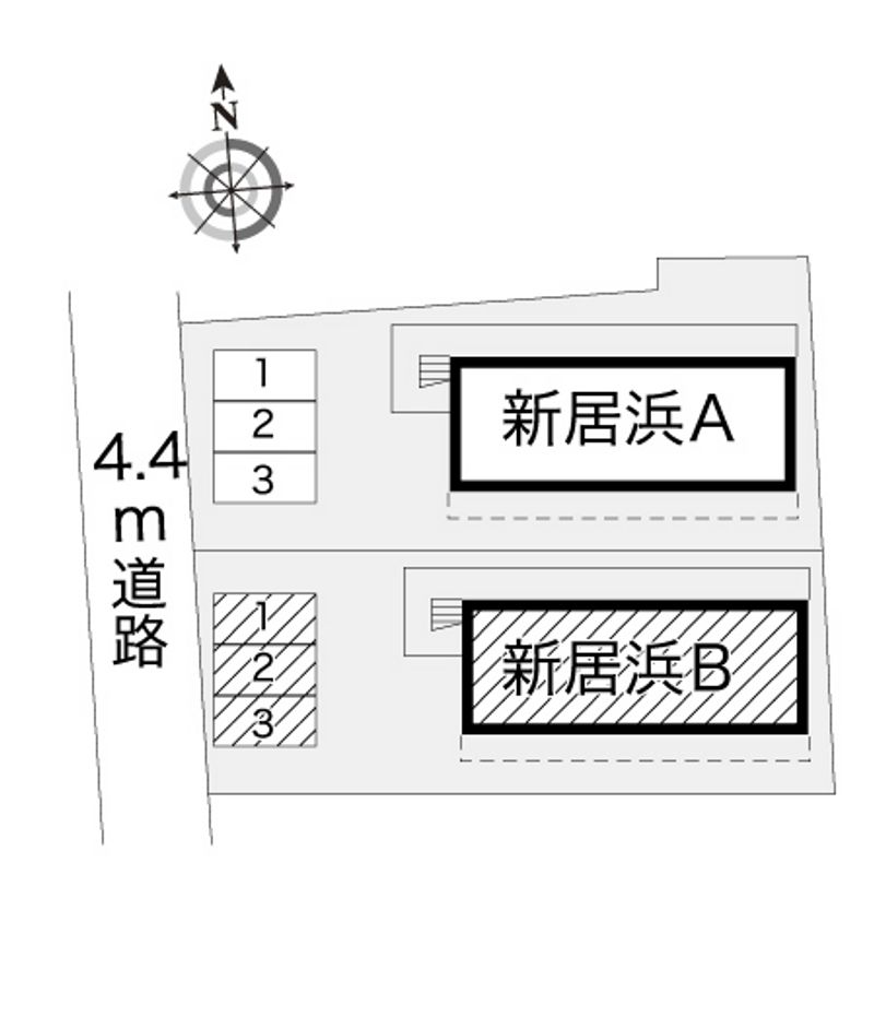 レオパレス新居浜Ｂ 駐車場