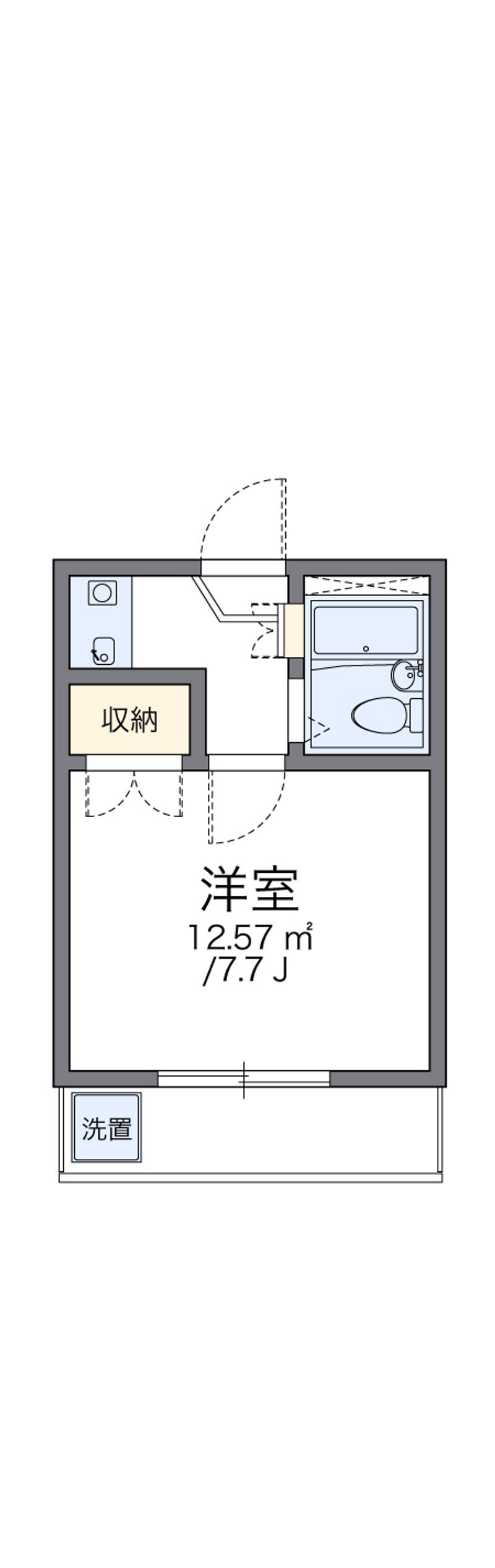 レオパレス太陽 間取図