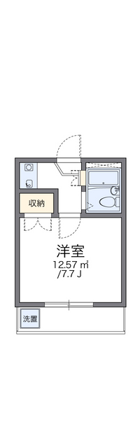 レオパレス太陽 間取り図