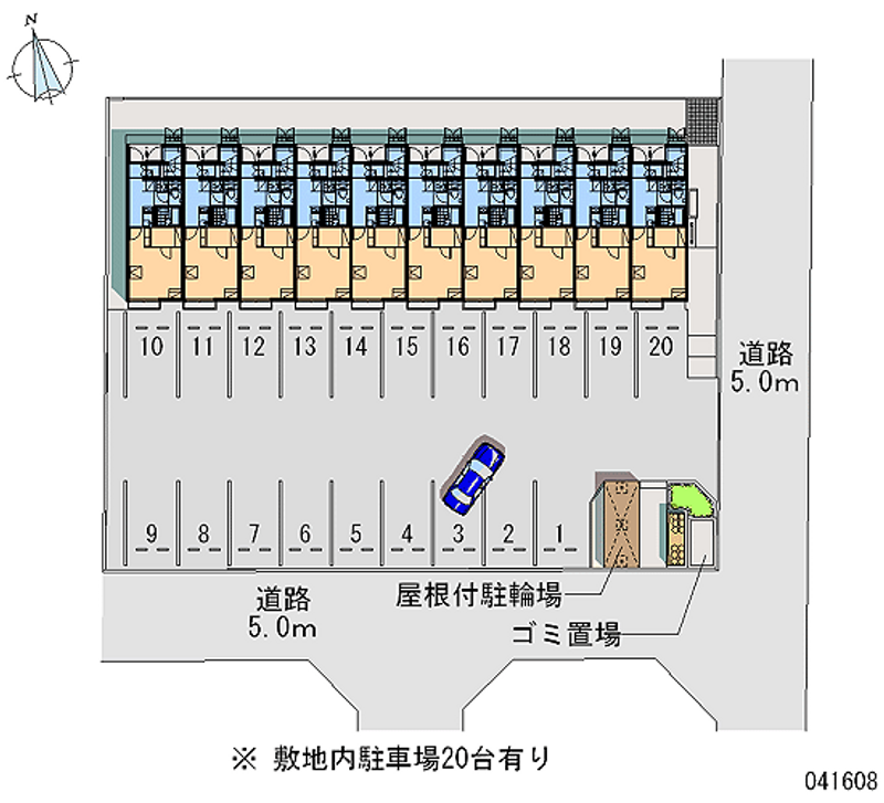 41608 Monthly parking lot