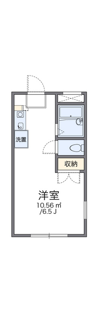 レオパレスルミエール 間取り図