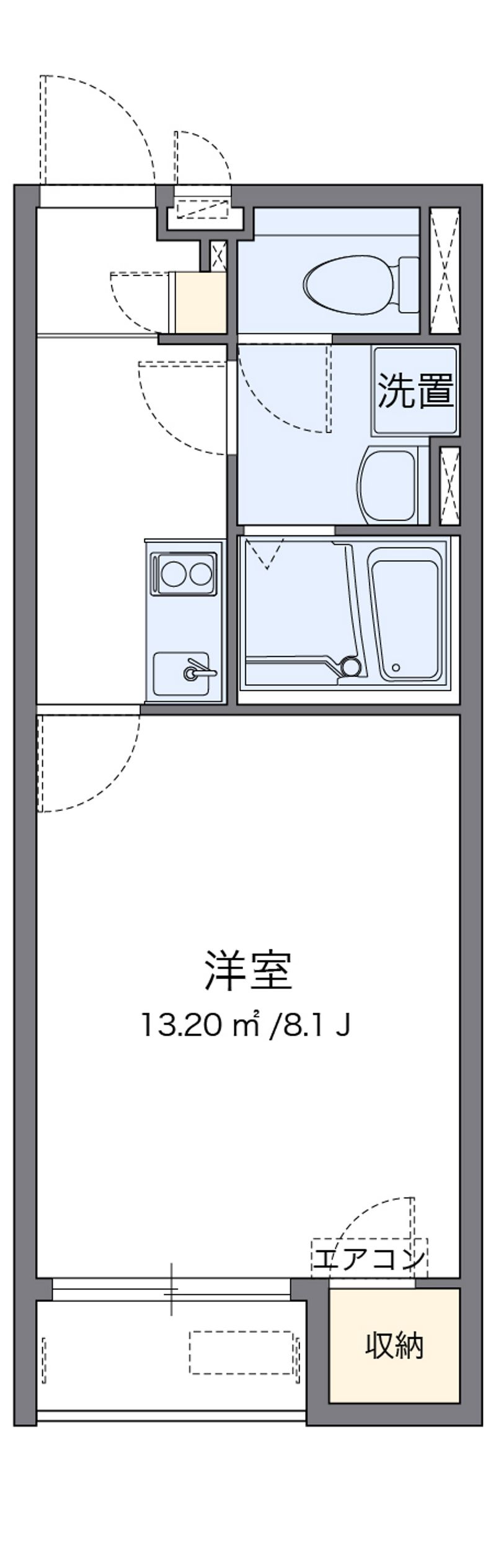 クレイノＨＡＹＡＳＨＩ　Ⅲ 間取図