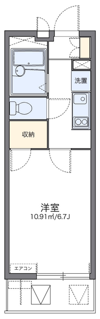 レオパレスエクセルケンＳｉｘ 間取り図