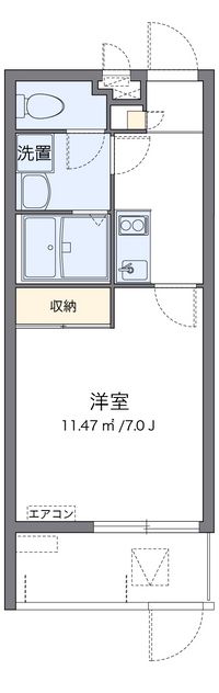 クレイノコーラルアイルⅢ 間取り図