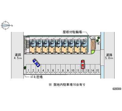 28569 Monthly parking lot