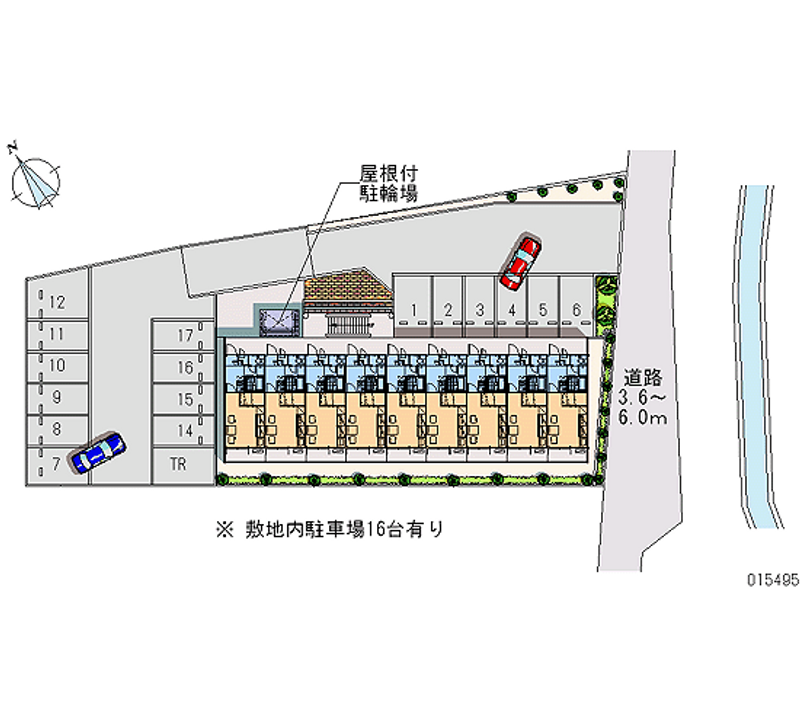 15495 Monthly parking lot