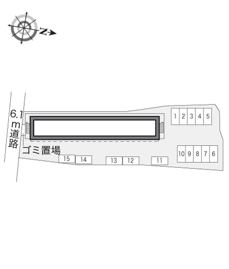 レオパレス南町田 配置図