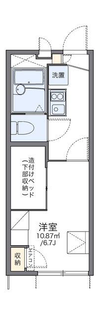 レオパレスサン六甲Ａ 間取り図