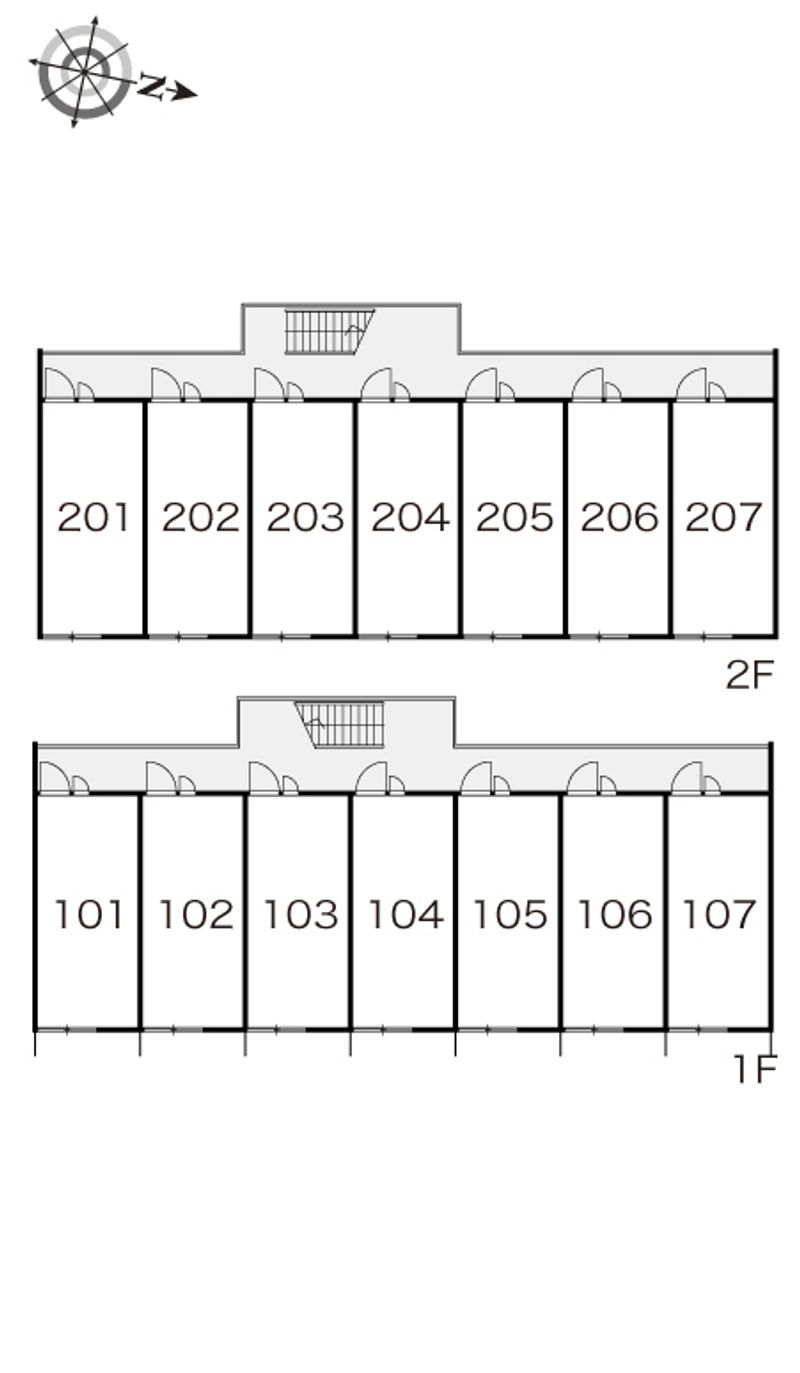 レオパレスヴィラージュ彩 間取配置図
