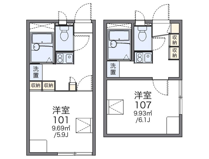 レオパレスモンテ　シャンス 間取図