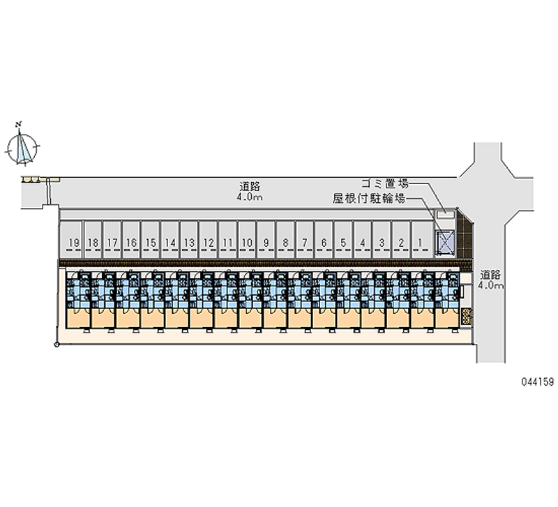 44159 bãi đậu xe hàng tháng