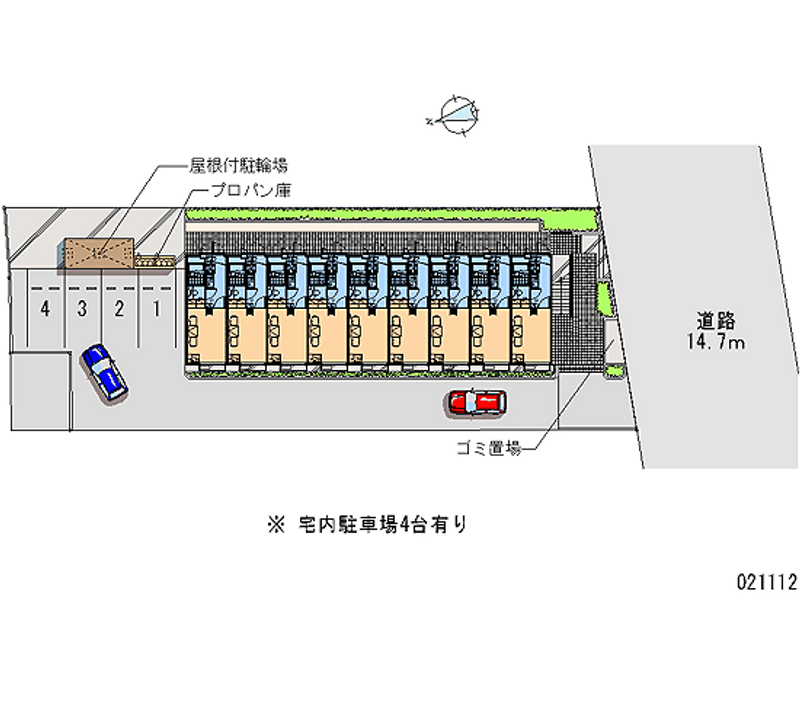 レオパレスＳＵＮ鈴木町 月極駐車場