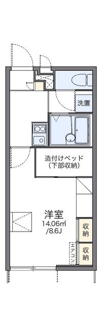 レオパレスサクラⅡ 間取り図