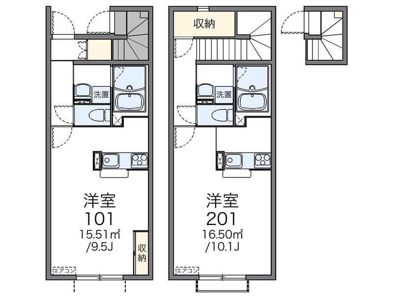 レオネクストブルースカイ琴塚 間取図