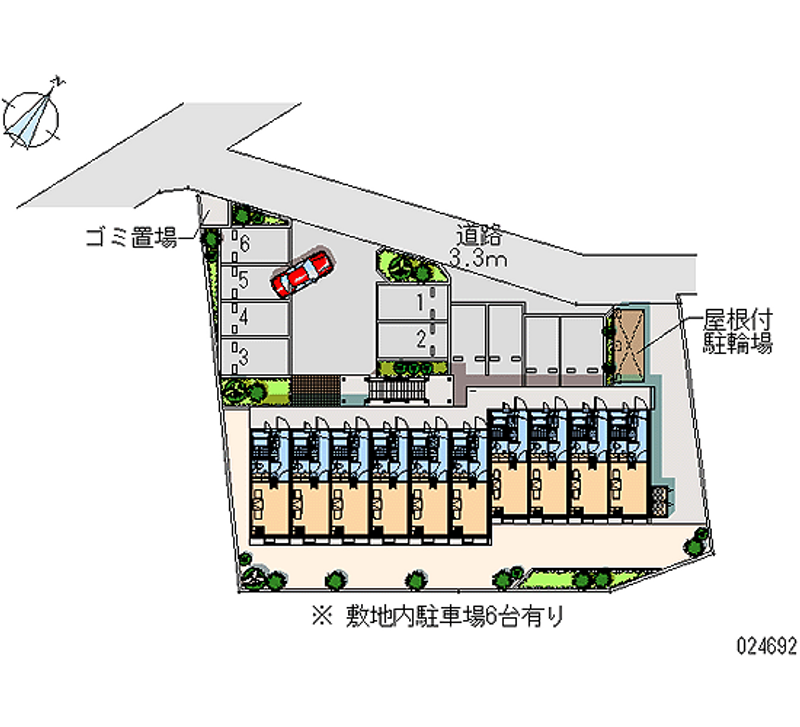 24692 Monthly parking lot