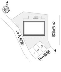 レオパレス笹下 配置図