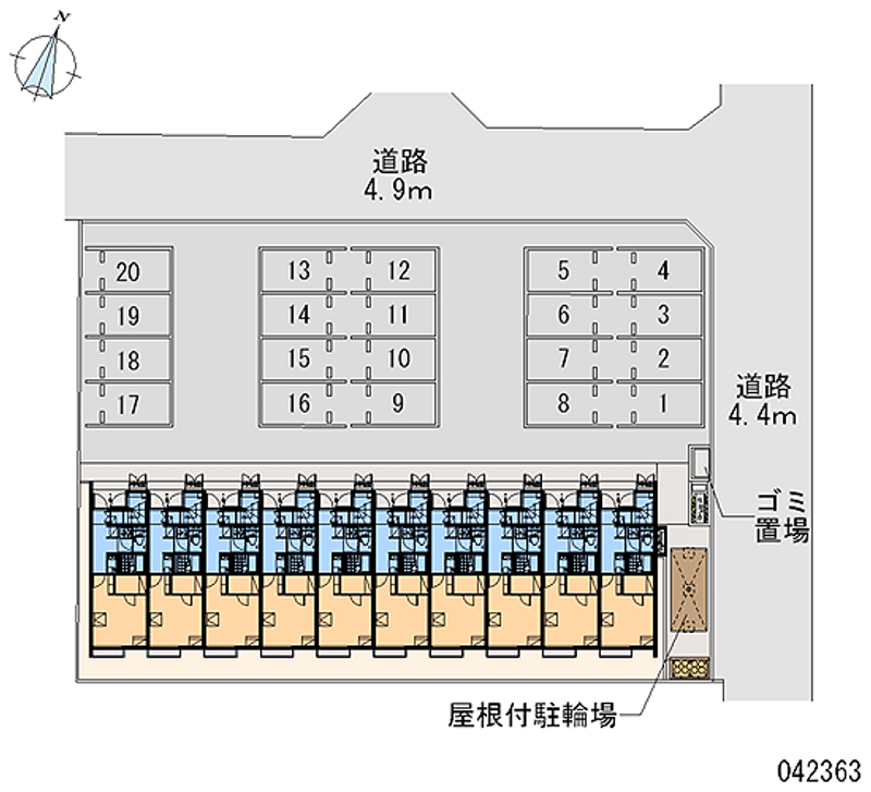 42363 Monthly parking lot