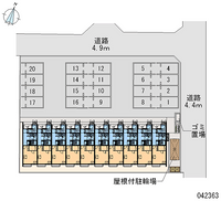 42363 Monthly parking lot