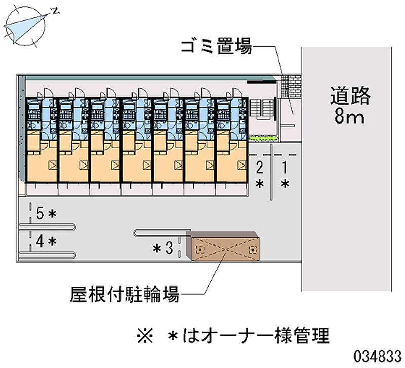レオパレス千代田 区画図