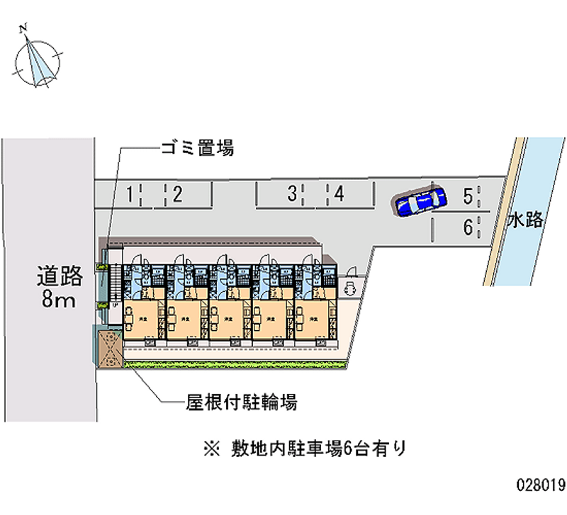 レオパレスシャンボール 月極駐車場