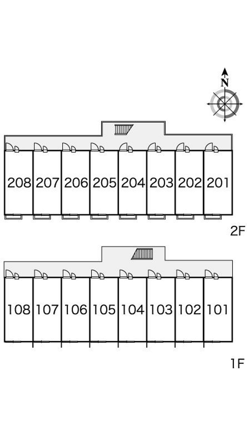 レオパレスファーストＫ 間取配置図