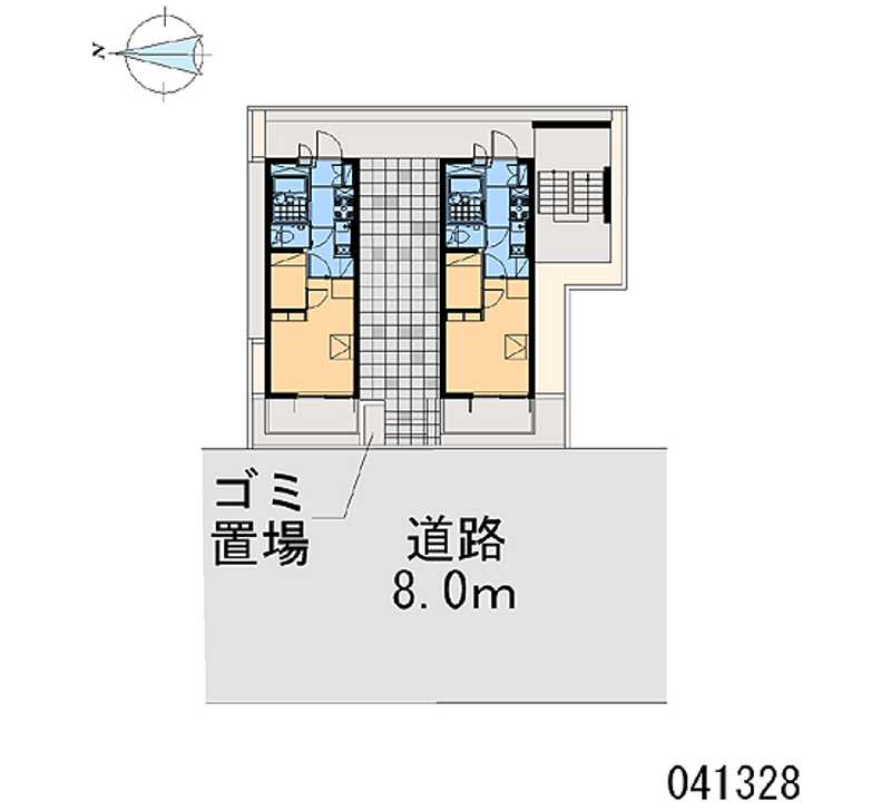 レオパレスリフレ西蒲田 区画図