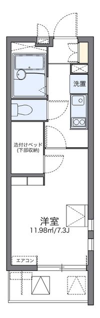 レオパレスＰｉｎｅｓ寿 間取図