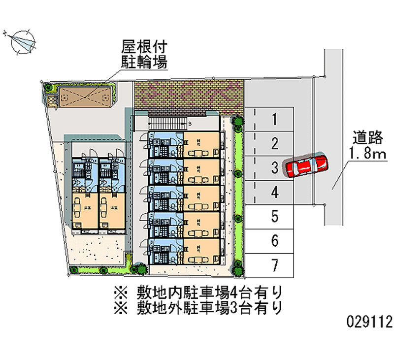 29112 Monthly parking lot