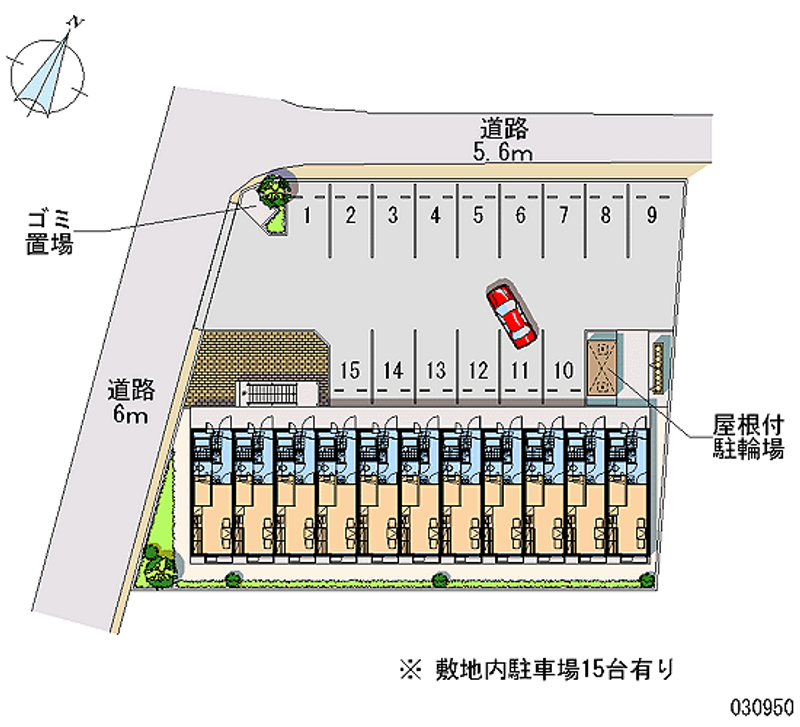 レオパレスＤＡＩＮＯＵ 月極駐車場