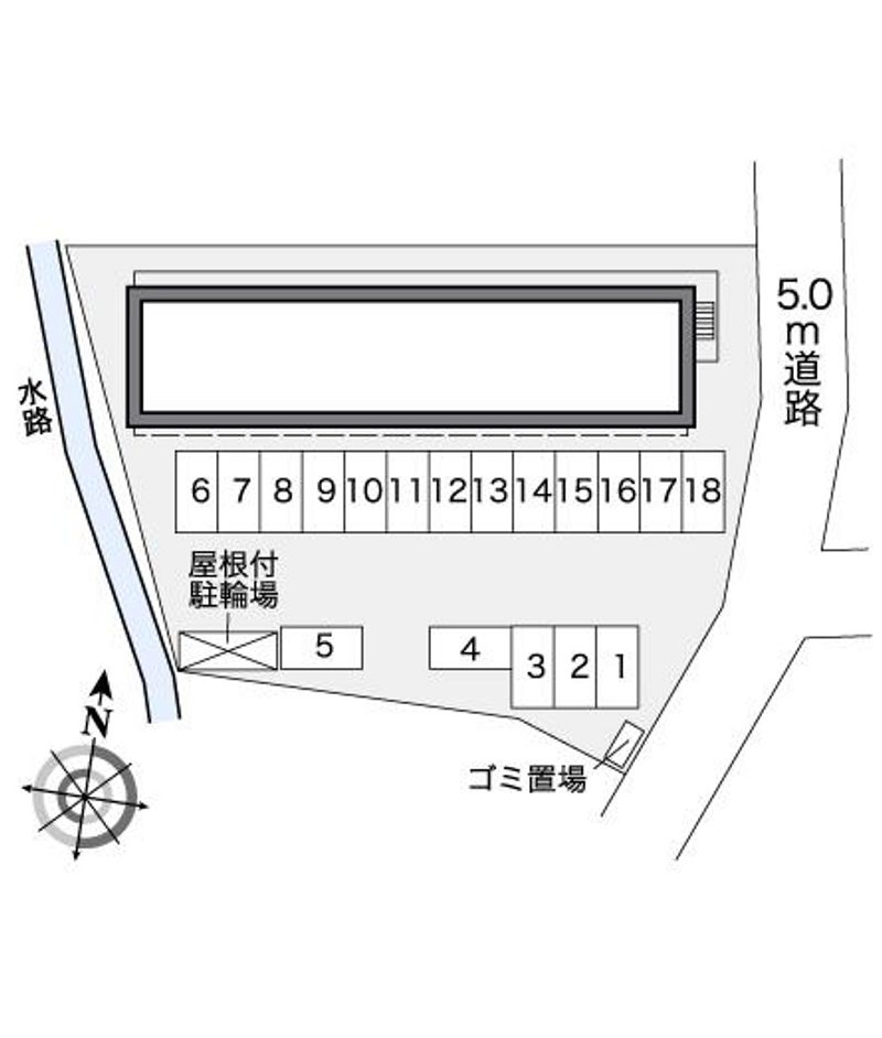 レオパレスＤｅｌｉｇｈｔｅｄ 配置図