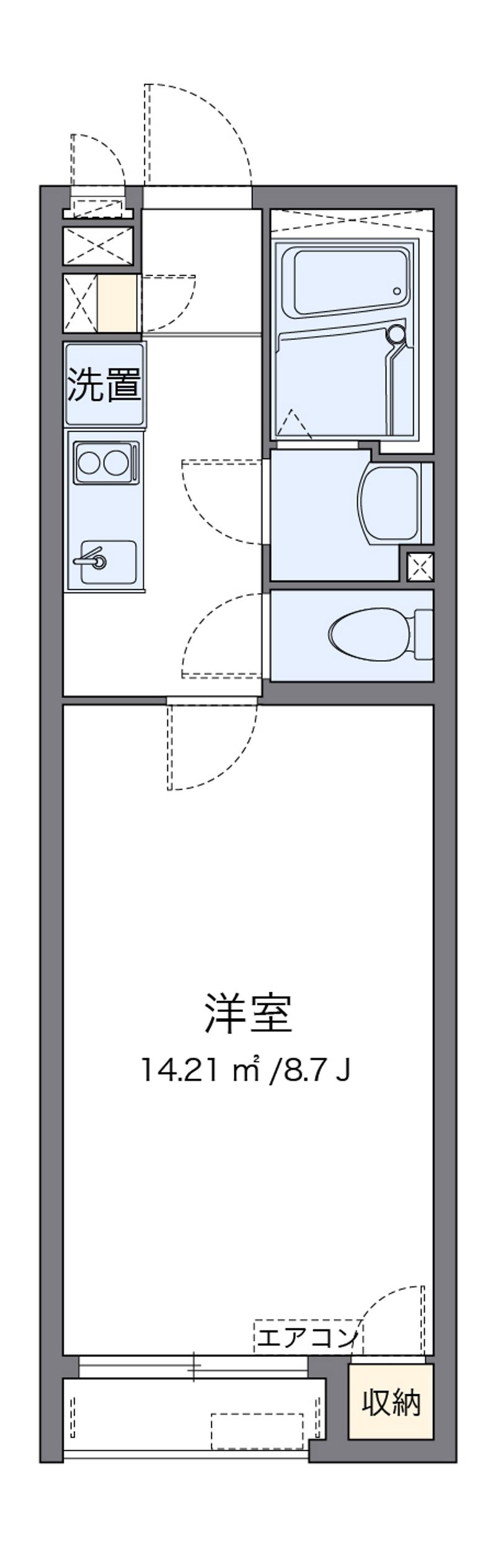 クレイノクローバーハイツⅡ 間取図