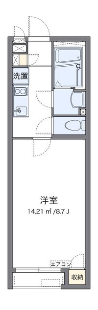 クレイノクローバーハイツⅡ 間取り図