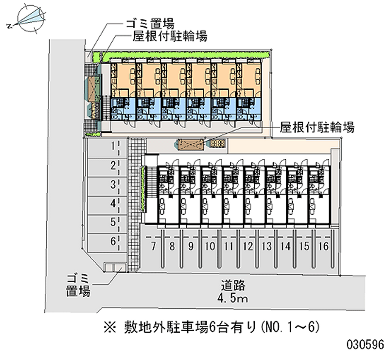 30596 Monthly parking lot