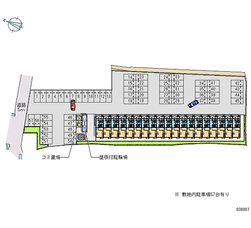 38087 Monthly parking lot