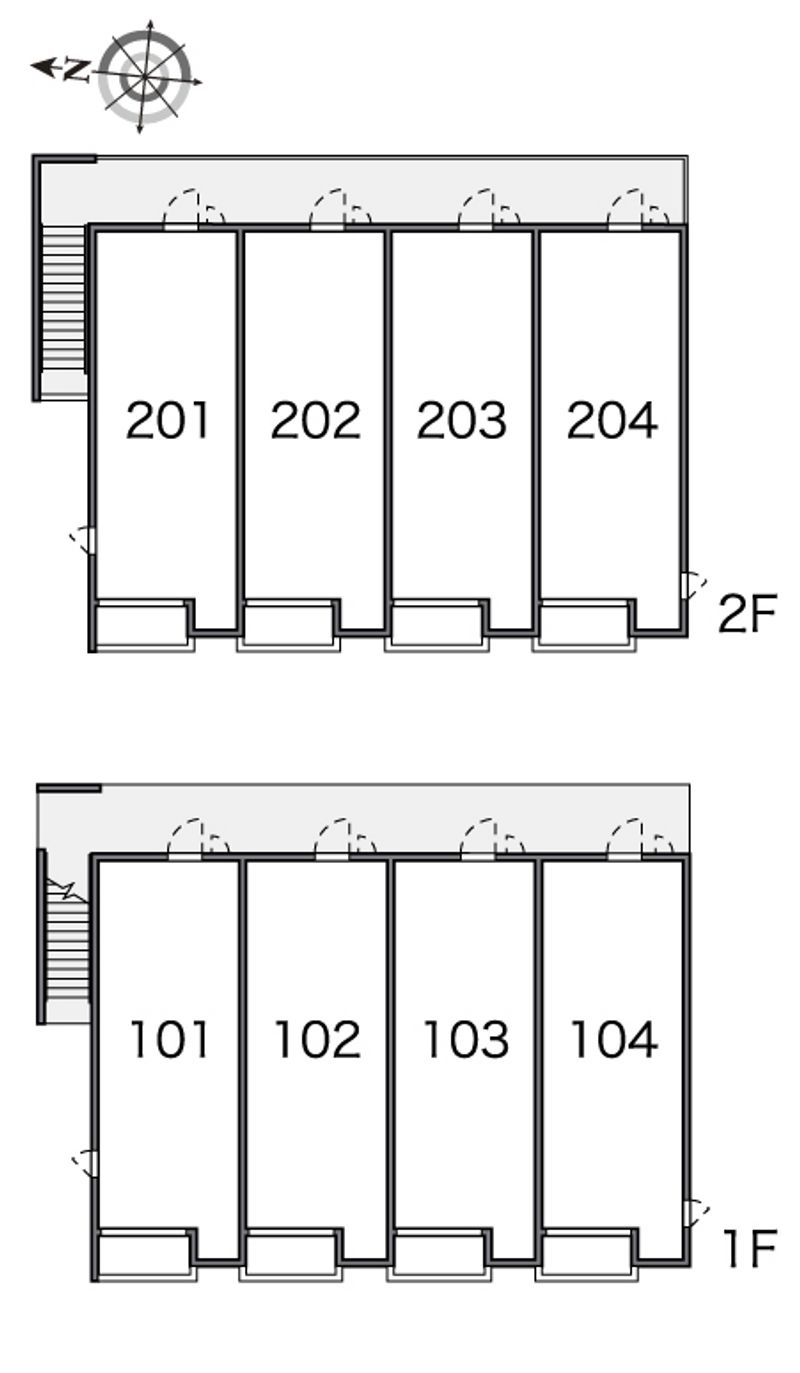レオネクスト南花屋敷 間取り配置図