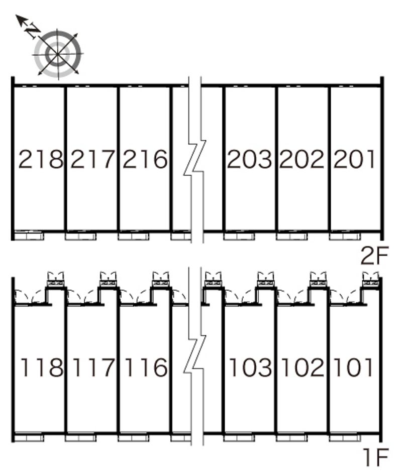レオネクストグリーングラス 間取配置図