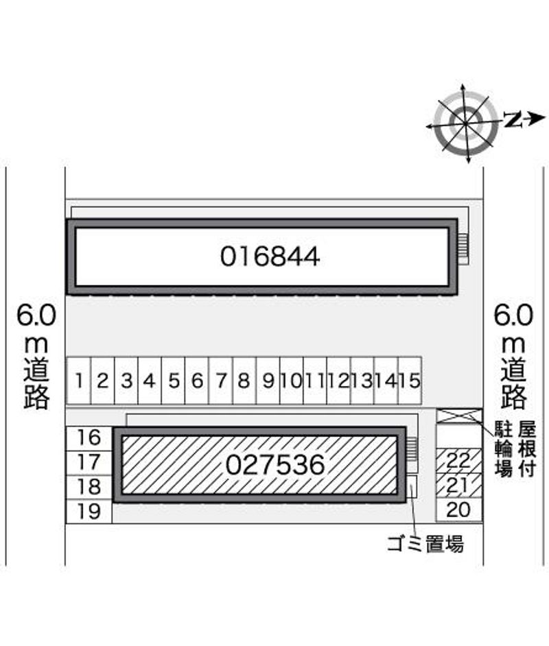 レオパレス赤穂２ 配置図